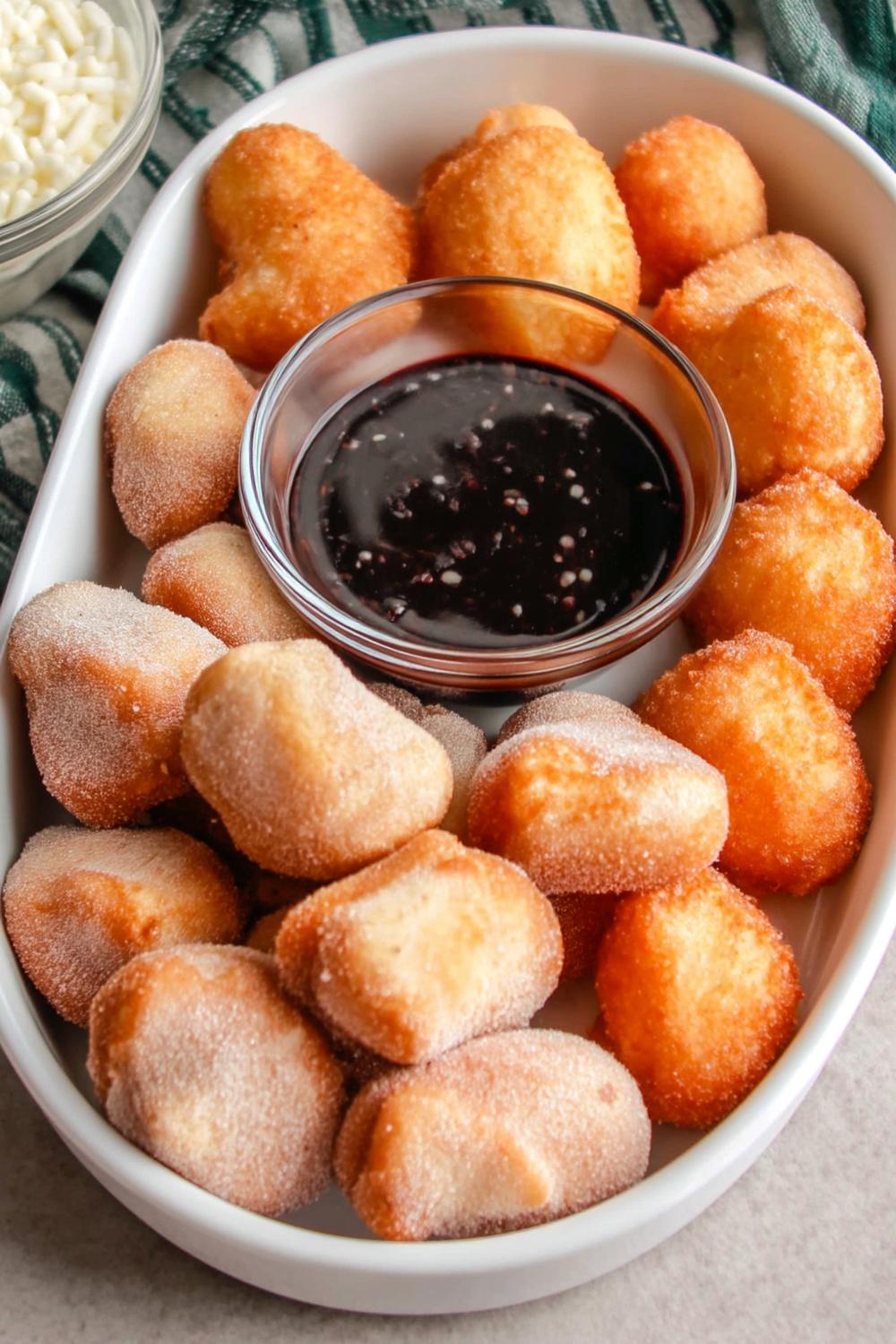 Crispy Cheese Bites Circle