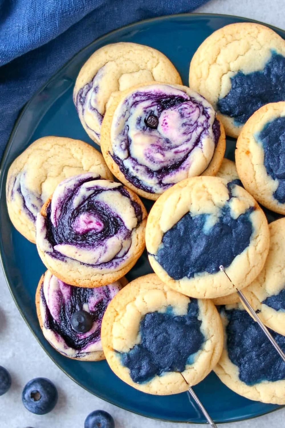 Blueberry Swirl Cookie Medley