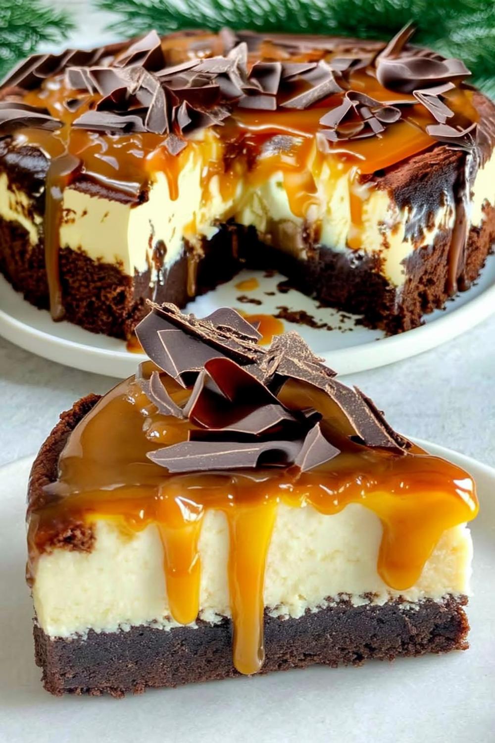 Caramel Chocolate Layer Cake
