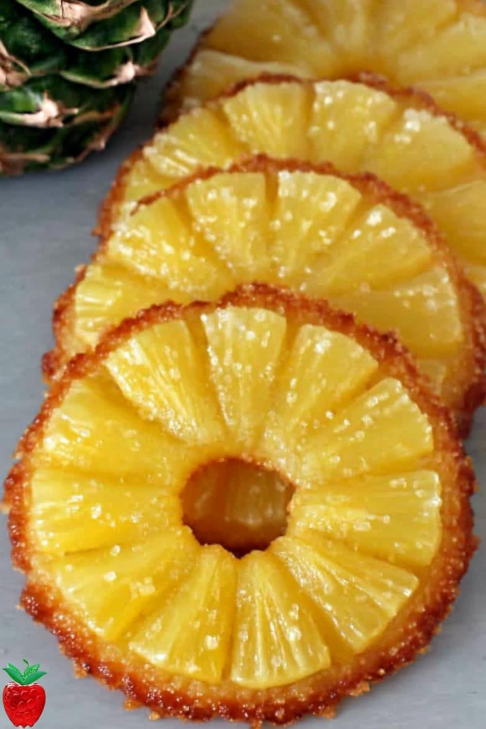Caramelized Pineapple Rings