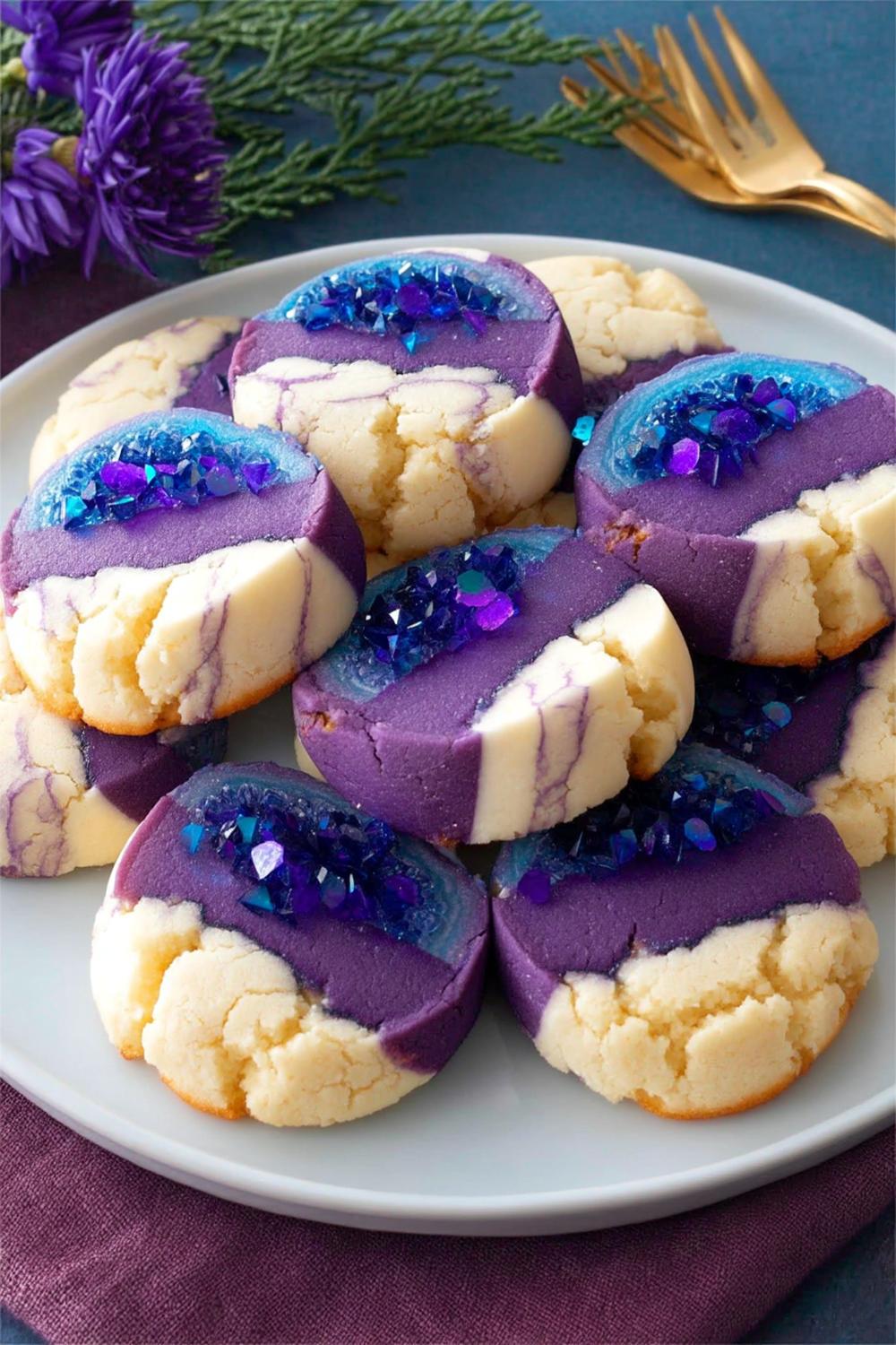 Jeweled Purple Cookie Collection
