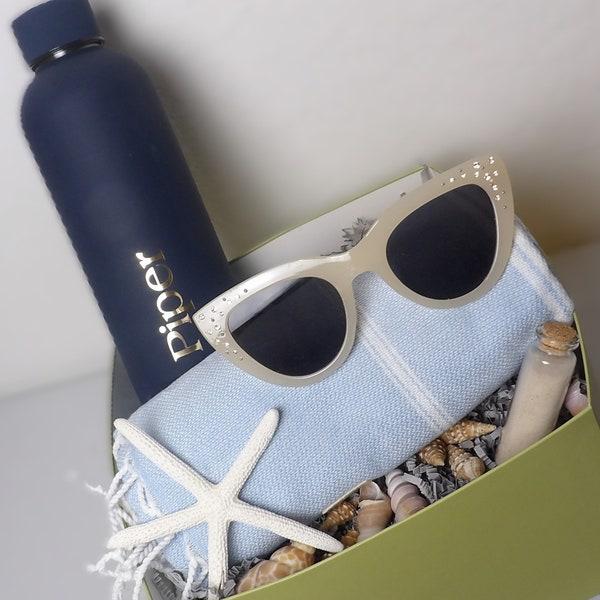 Beach inspired bridesmaid basket