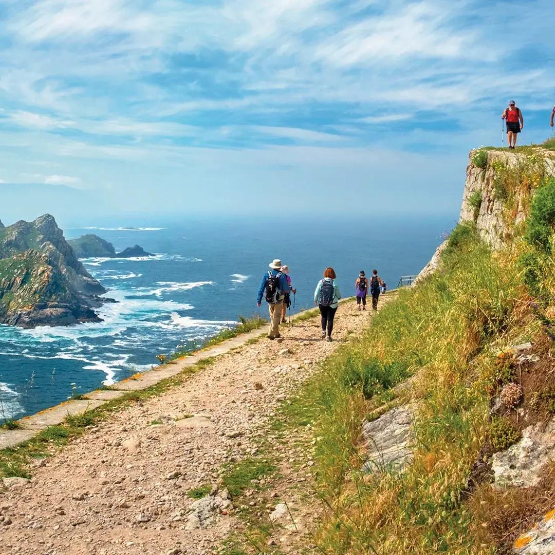 Camino coastal path Spain autumn
