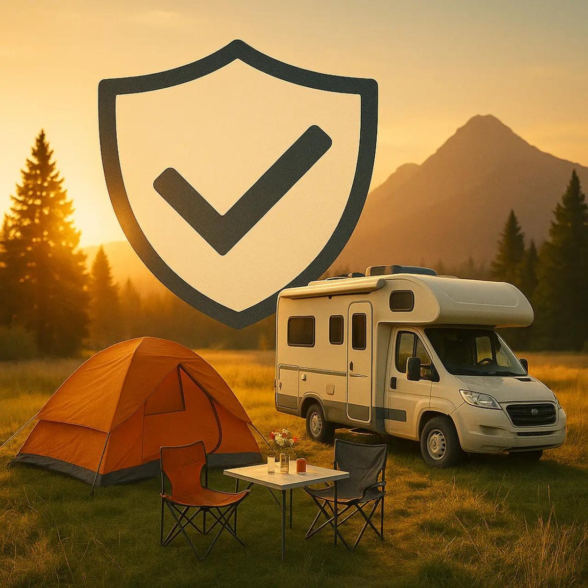 Travelers inspecting RV for safety and budget protection