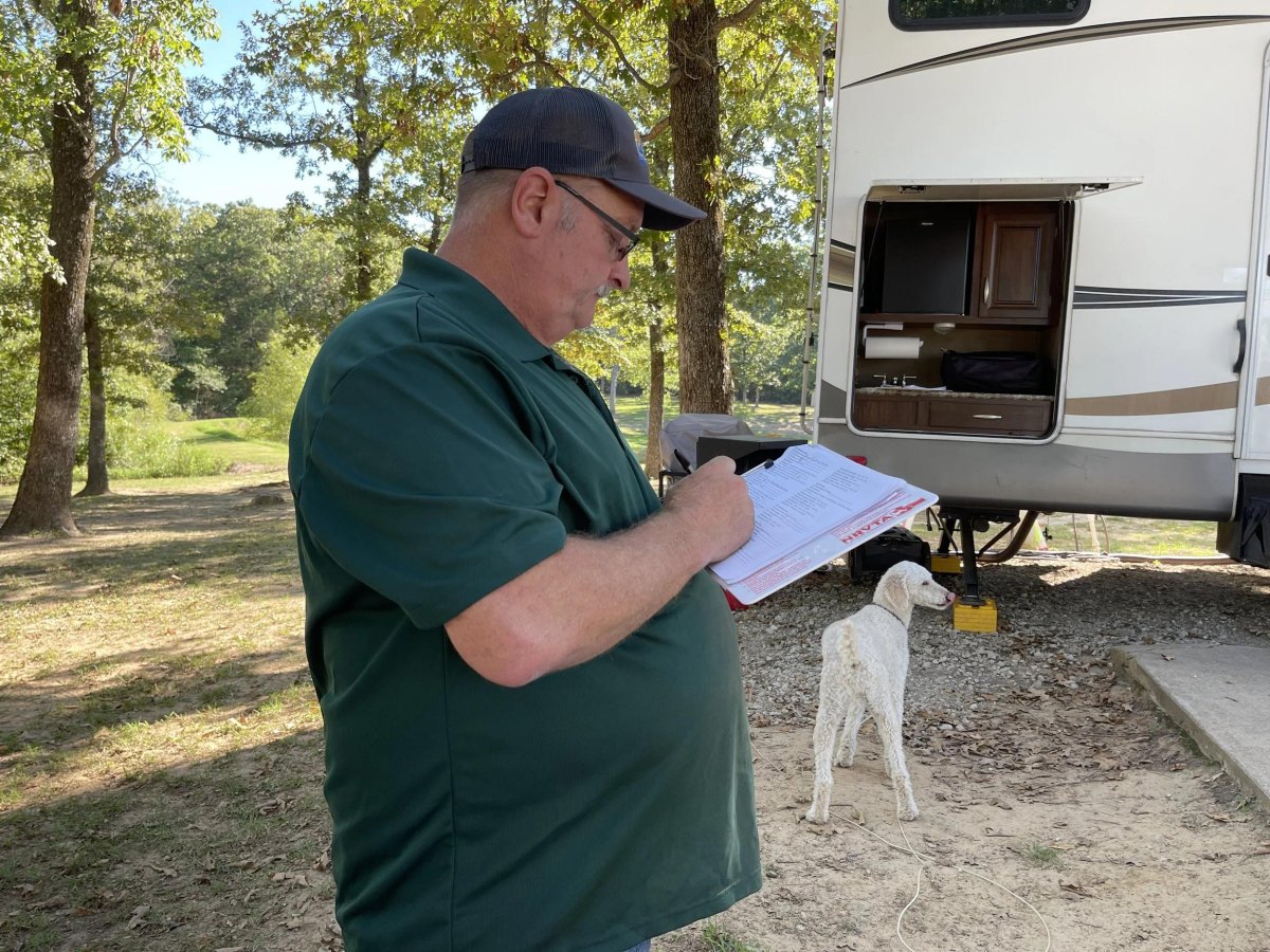 RV departure checklist preparation