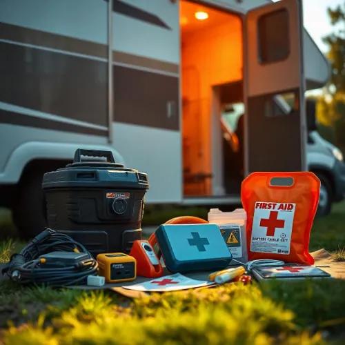 RV emergency supplies kit