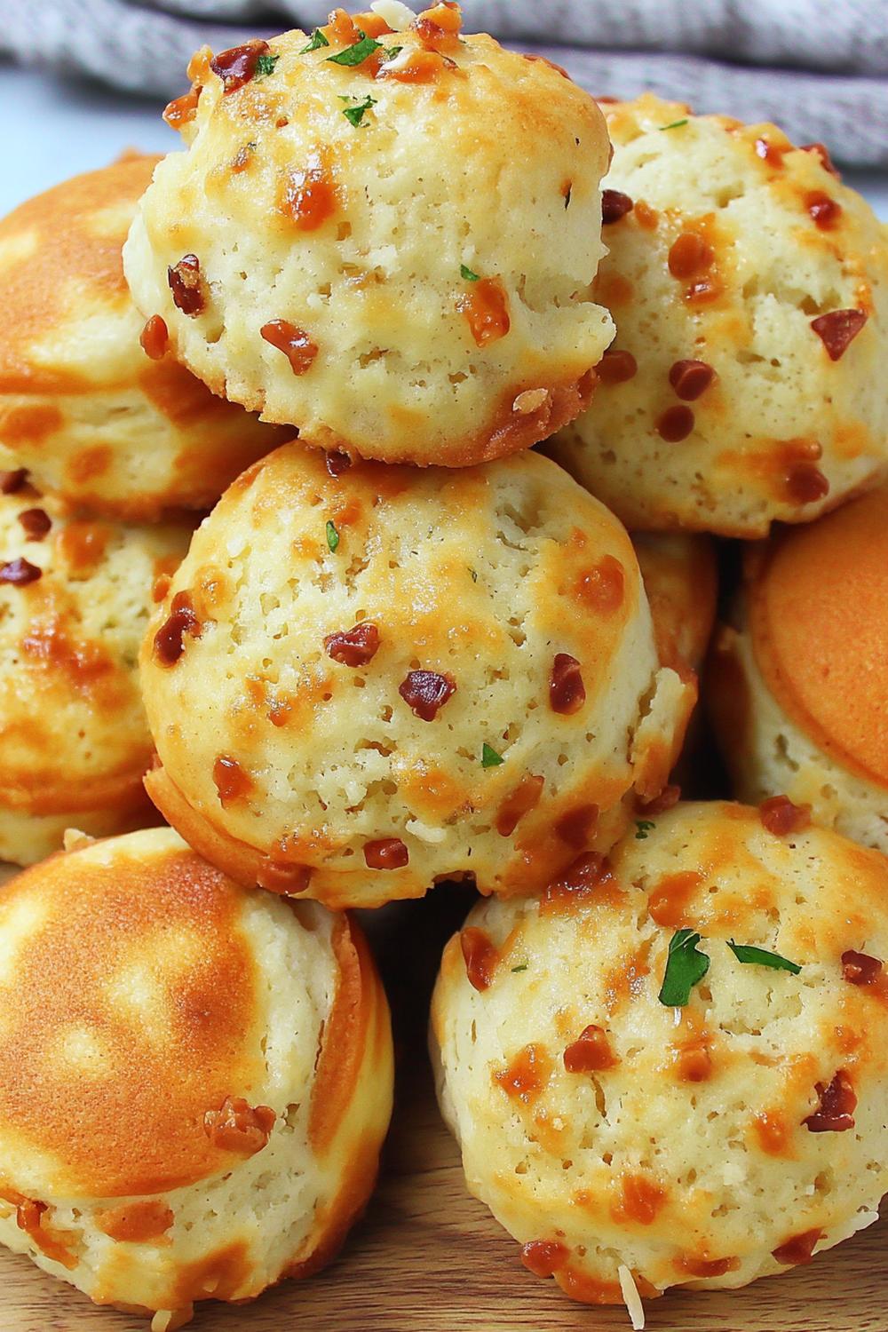 Bacon-Studded Cheese Biscuits