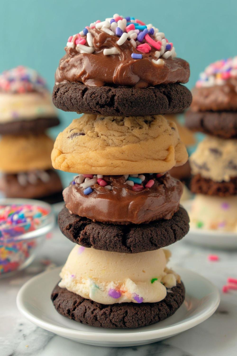 Towering Cookie Ice Cream