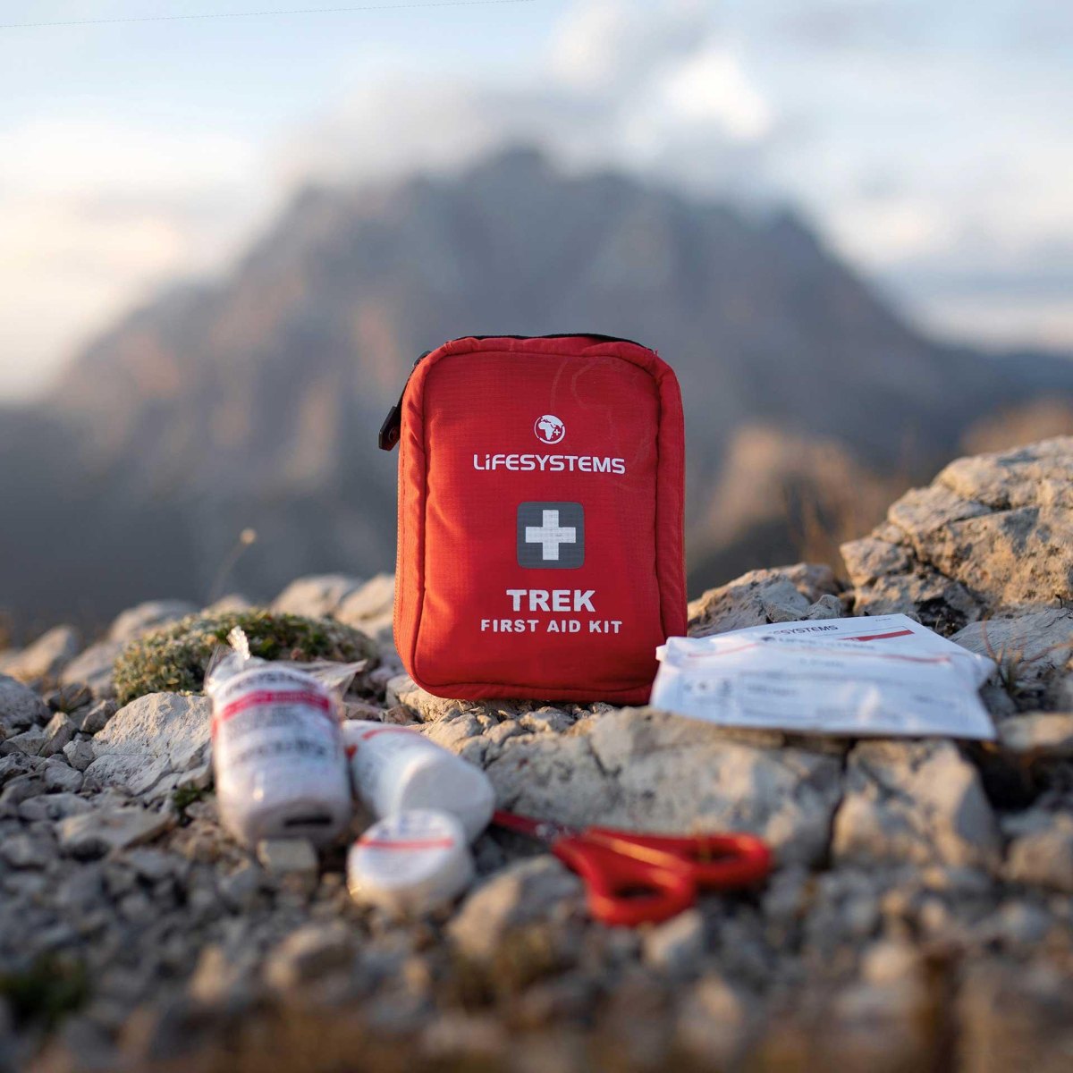 Compact hiking first aid kit