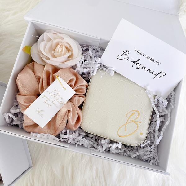Flower themed bridesmaid proposal gift