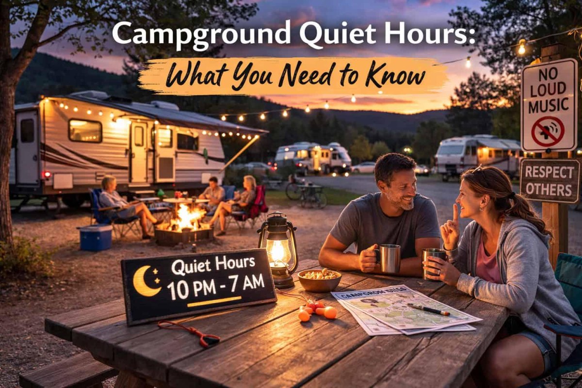 Respectful RV campground neighbors