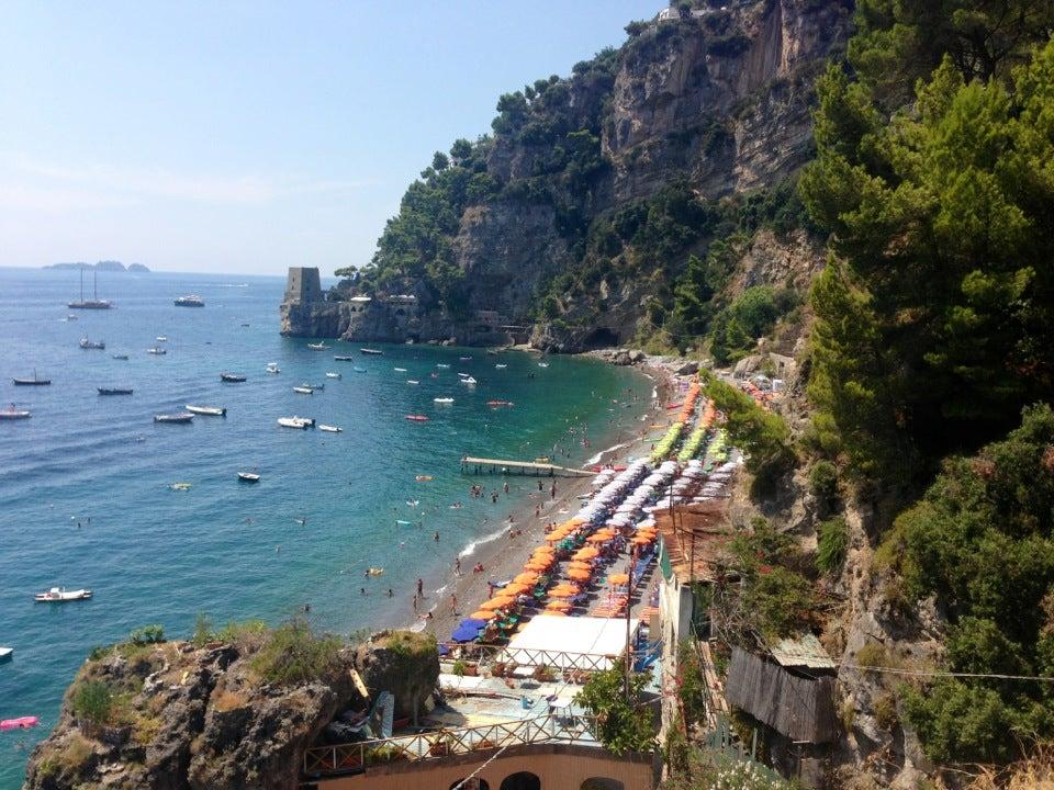 Fornillo Beach Positano coastline