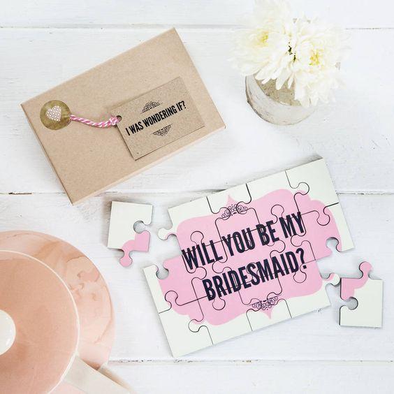 Quick bridesmaid proposal idea