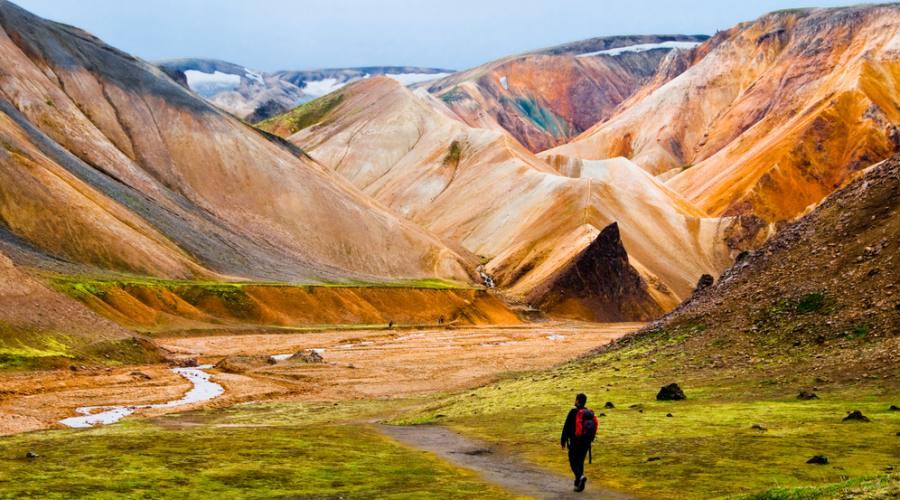 Laugavegur Iceland autumn mountains