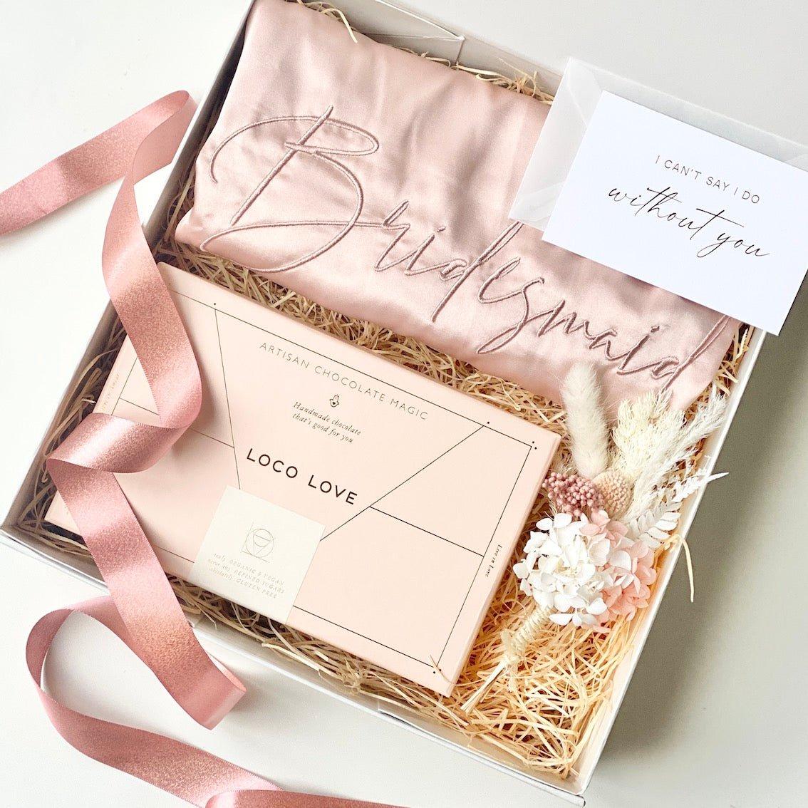 Luxury bridesmaid proposal basket