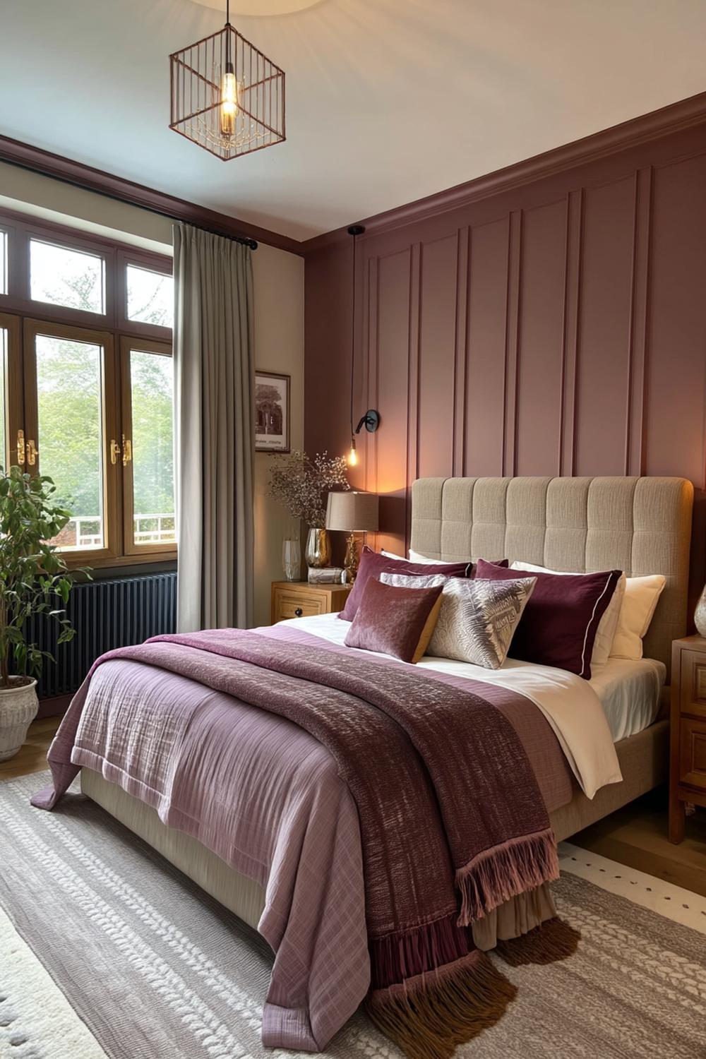 Burgundy Paneled Sanctuary