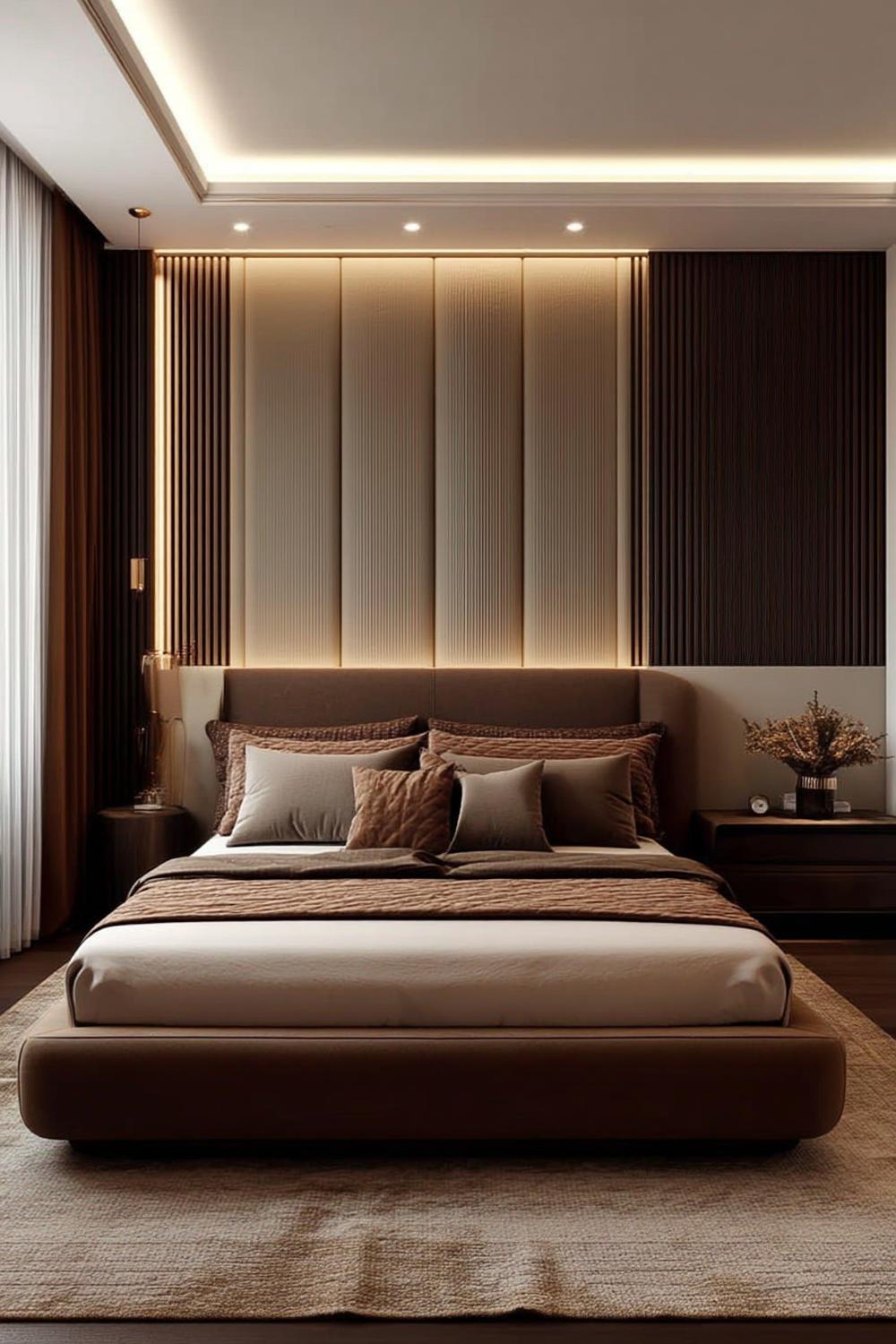 Illuminated Wood Paneling Drama