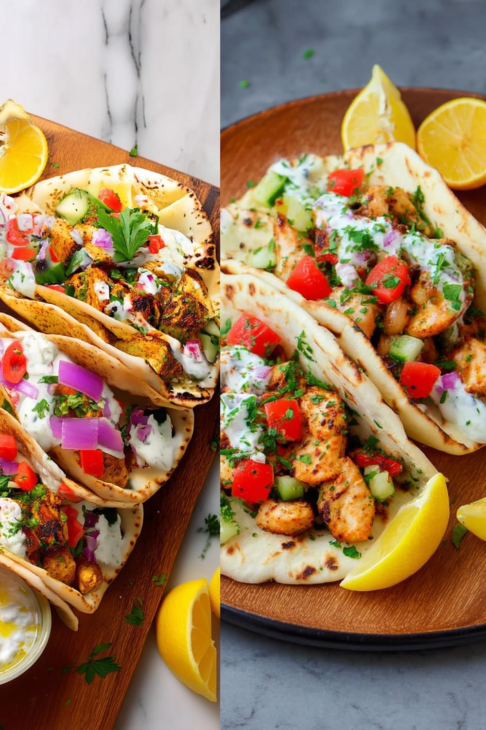 Grilled Seafood Wraps