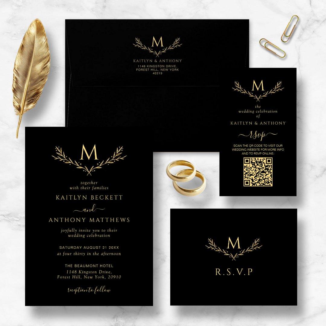 Monogram wedding accessory details