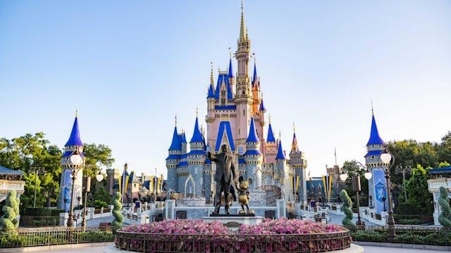 Orlando Florida theme park castle
