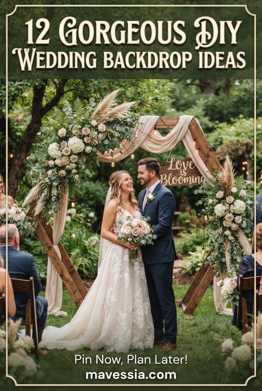 12 Gorgeous DIY Wedding Backdrop Ideas