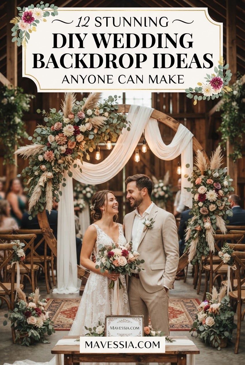 12 Stunning DIY Wedding Backdrop Ideas Anyone Can Make
