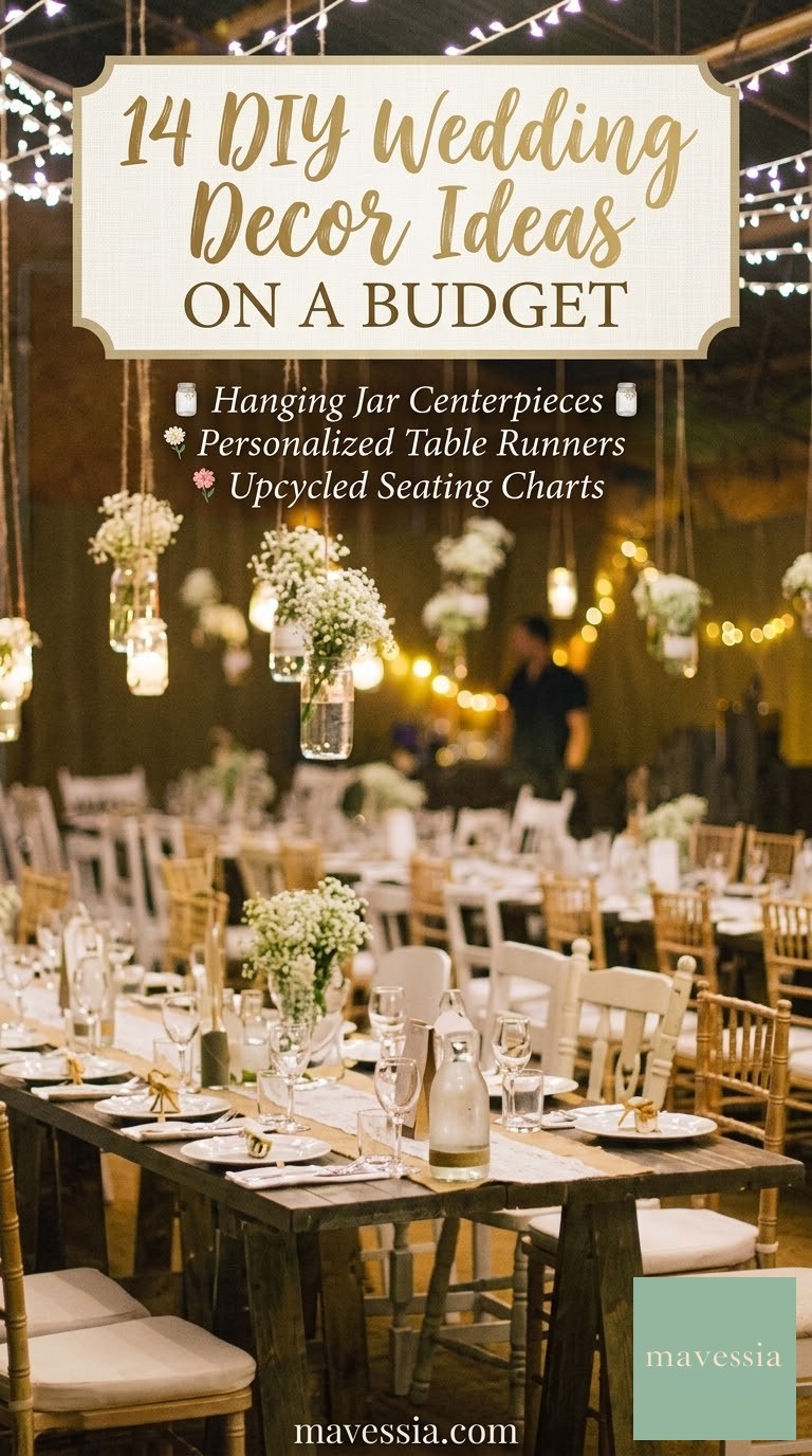 14 DIY Wedding Decor Ideas on a Budget