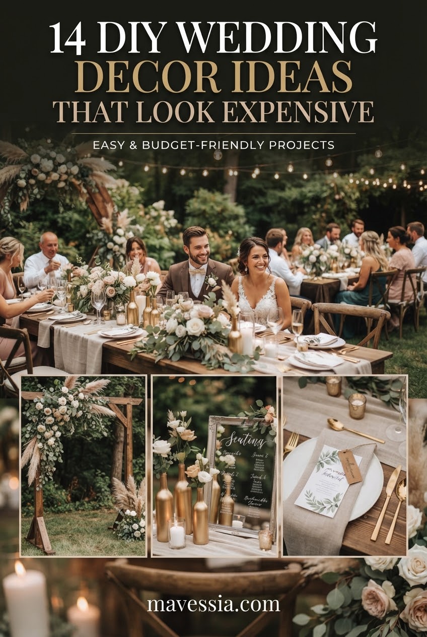 14 DIY Wedding Decor Ideas That Look Expensive
