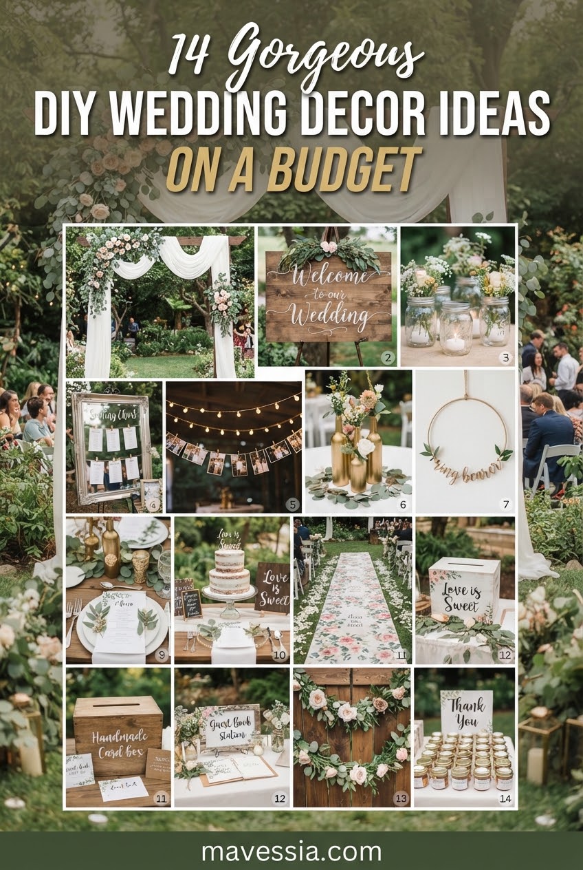 14 Gorgeous DIY Wedding Decor Ideas on a Budget