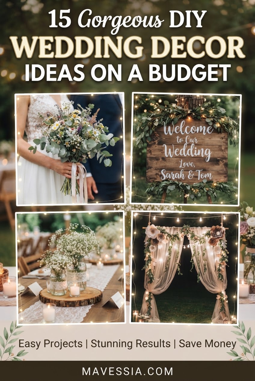 15 Gorgeous DIY Wedding Decor Ideas on a Budget