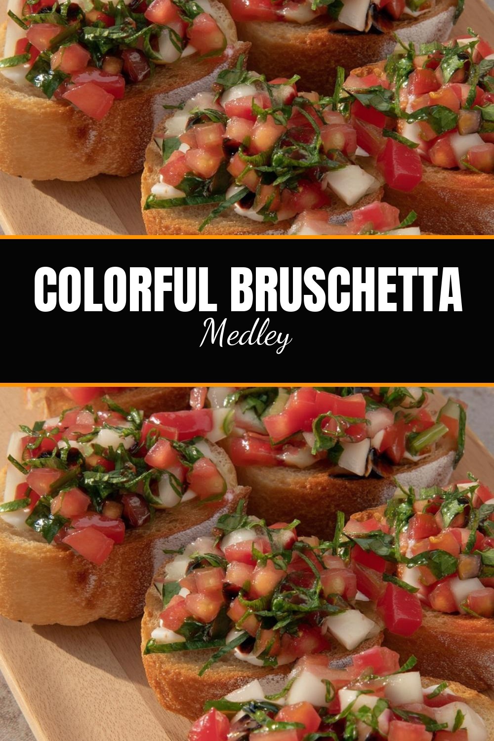 Colorful Bruschetta Medley