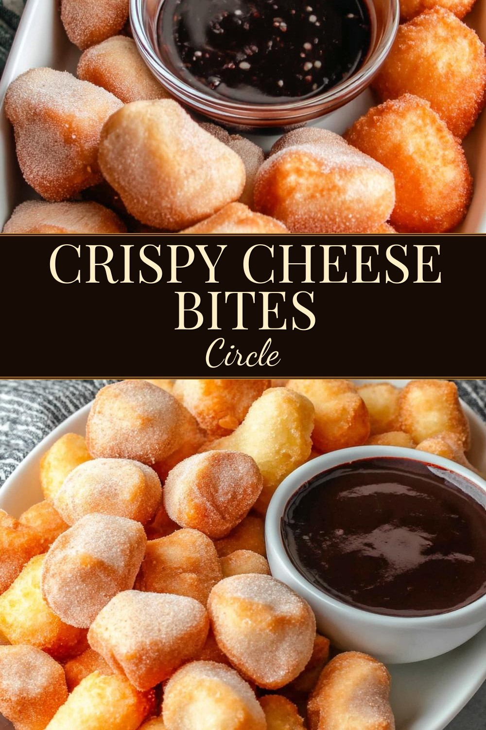 Crispy Cheese Bites Circle