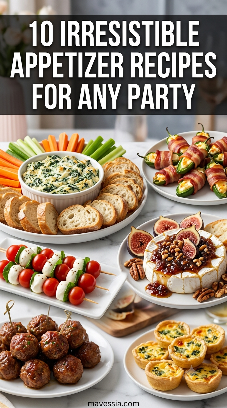 10 Irresistible Appetizer Recipes for Any Party