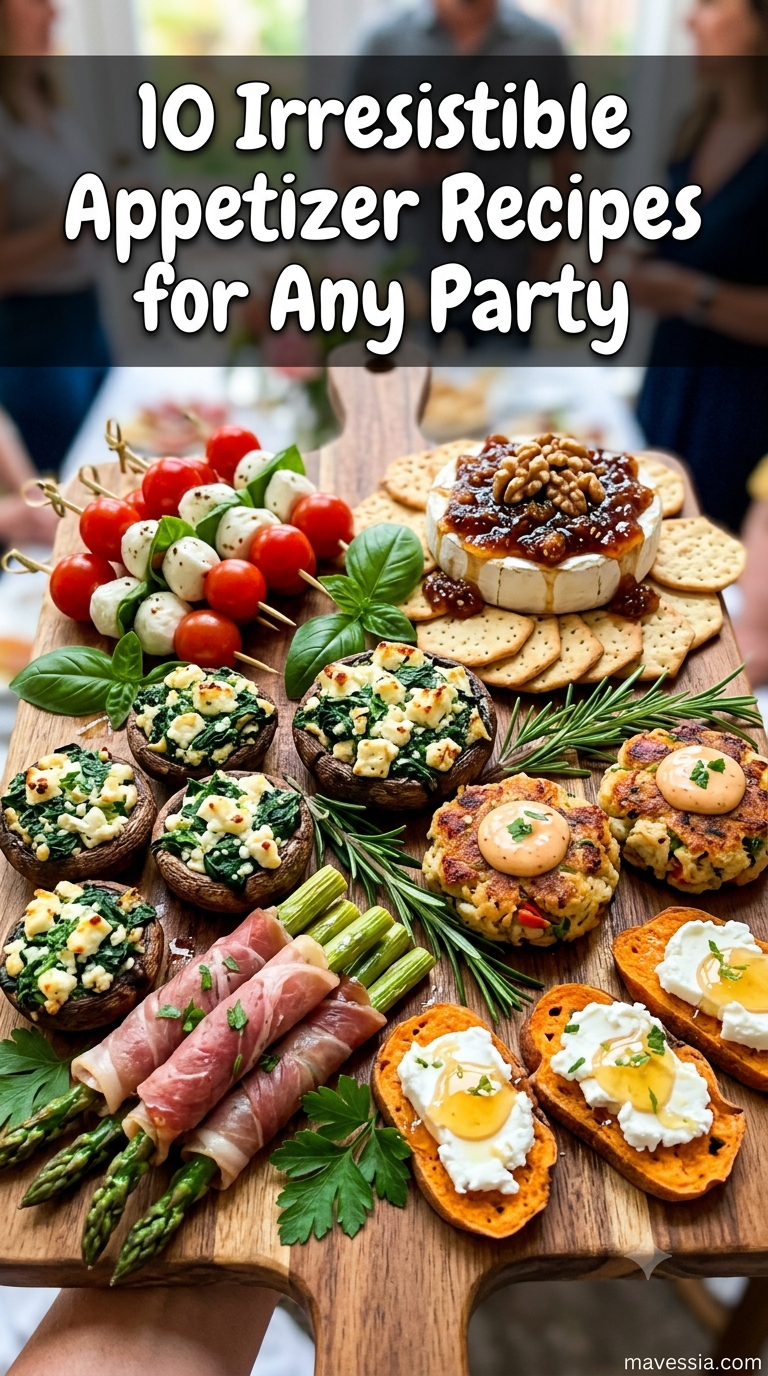 10 Irresistible Appetizer Recipes for Any Party