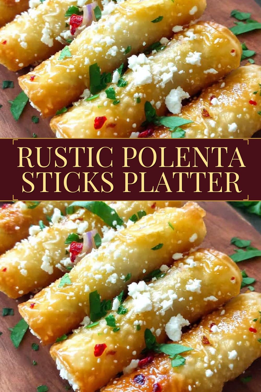 Rustic Polenta Sticks Platter