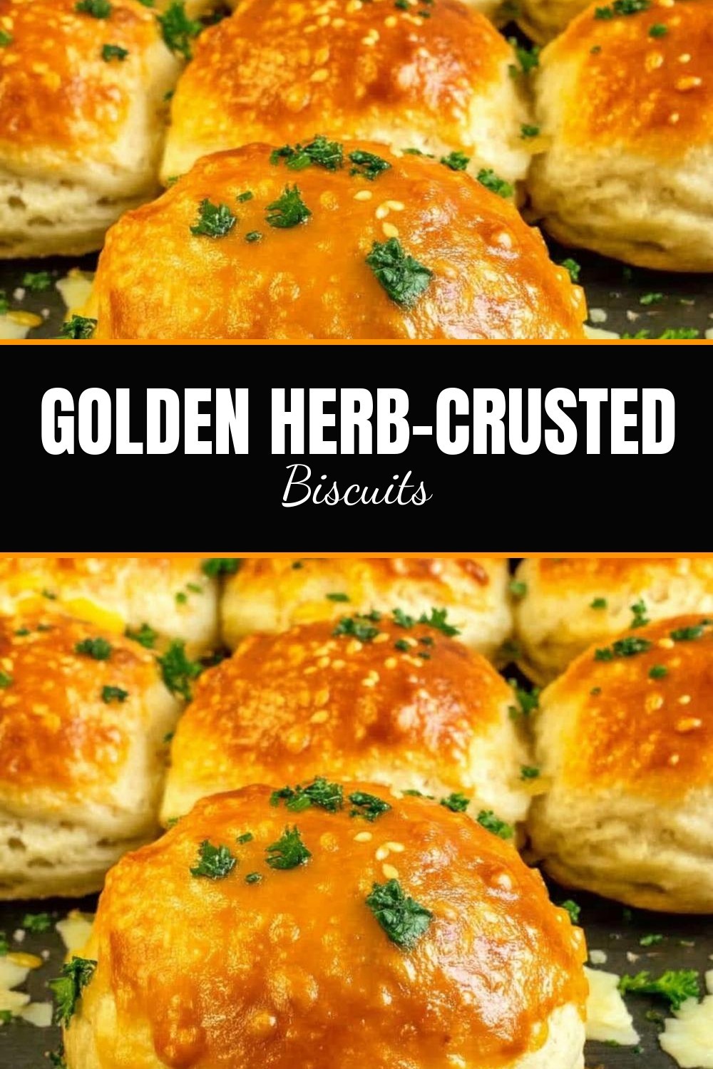 Golden Herb-Crusted Biscuits
