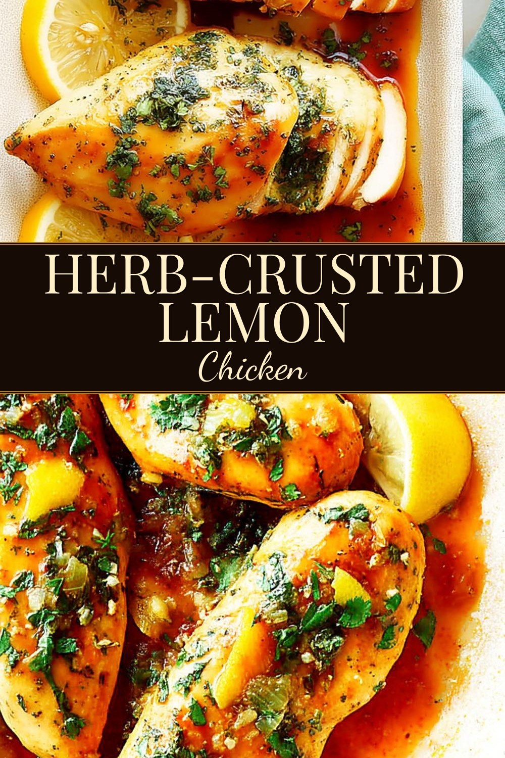 Herb-Crusted Lemon Chicken