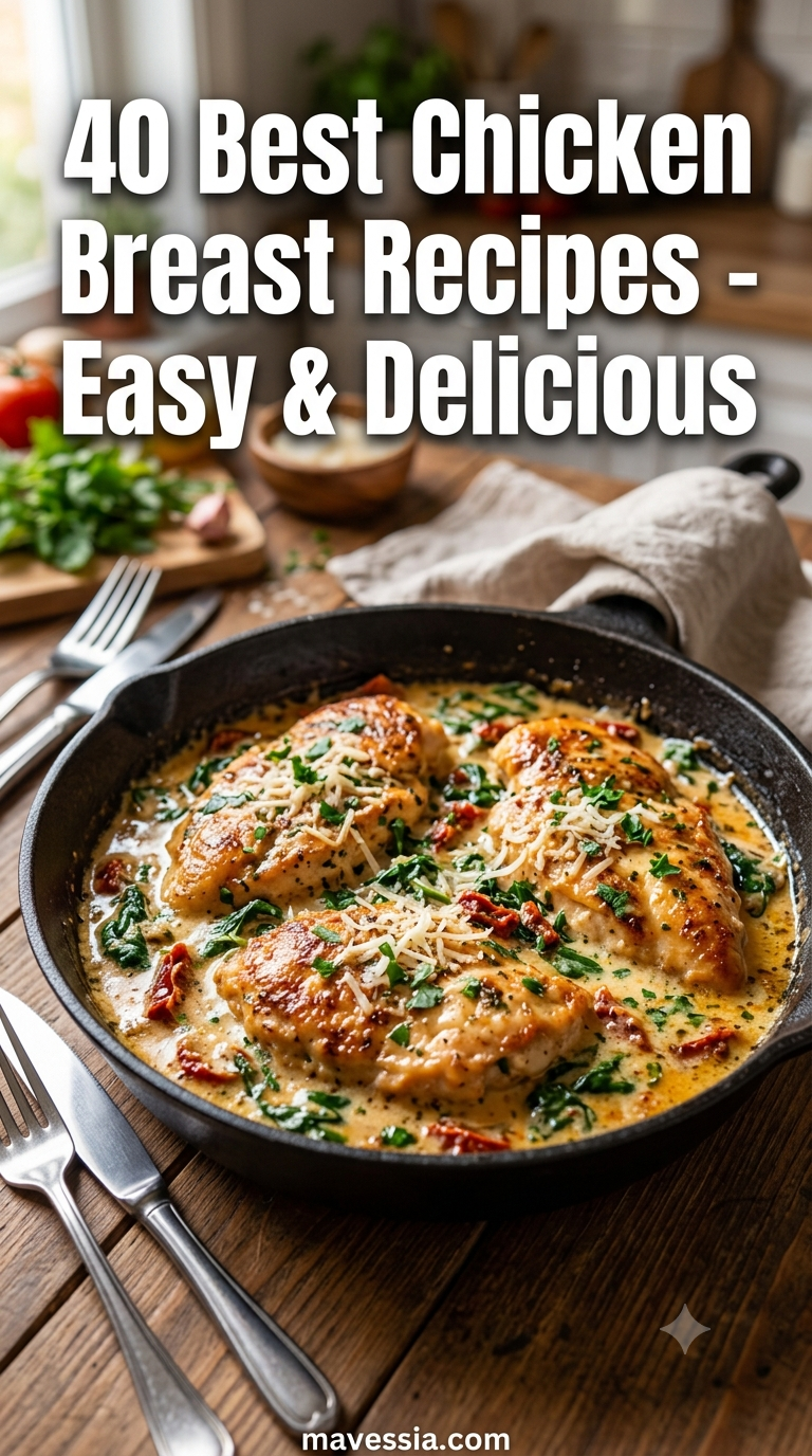 40 Best Chicken Breast Recipes - Easy & Delicious