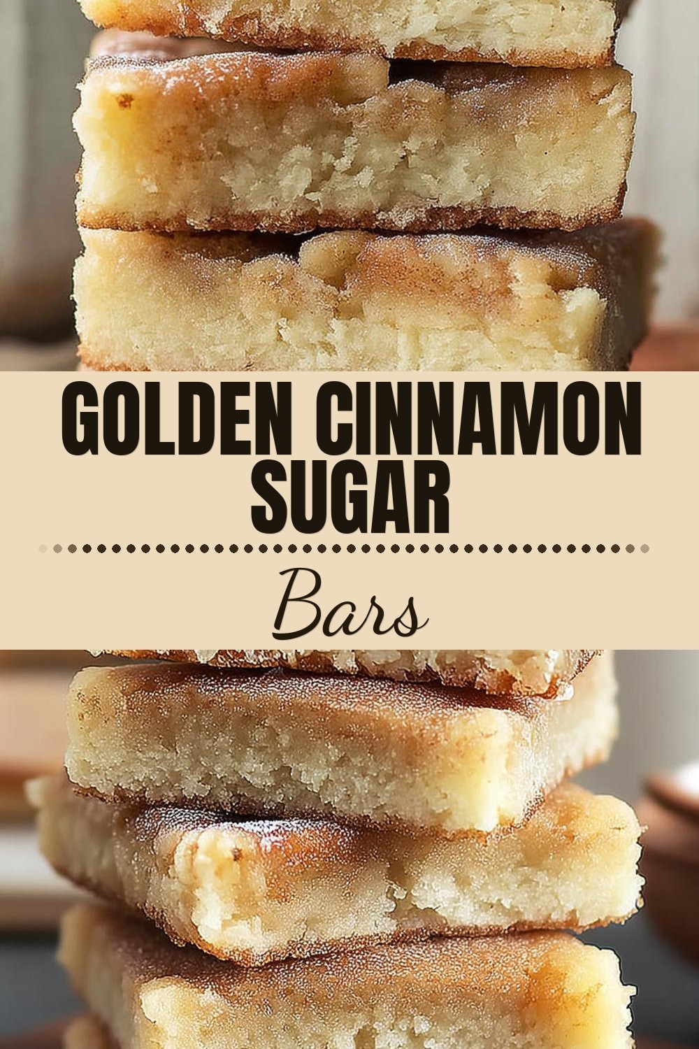 Golden Cinnamon Sugar Bars