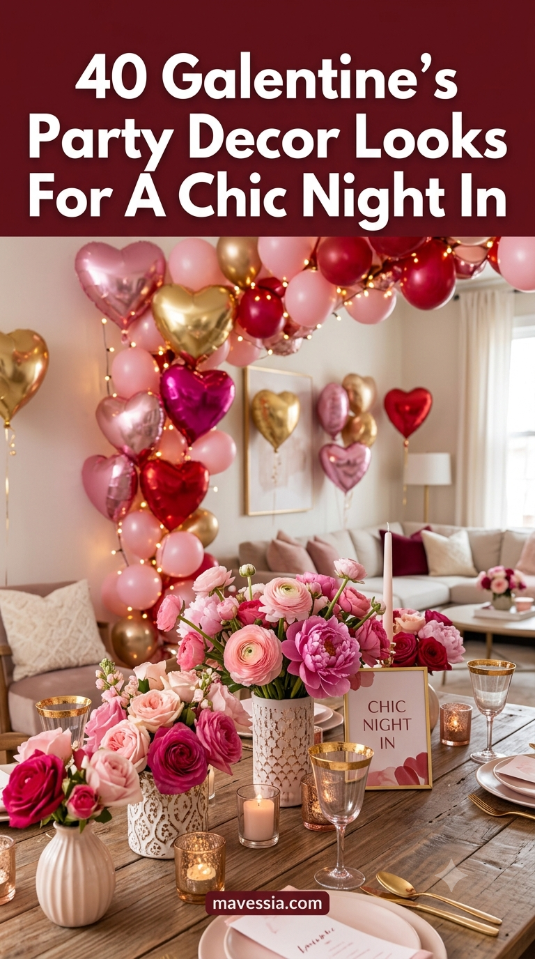 40 Galentine’s Party Decor Looks For A Chic Night In