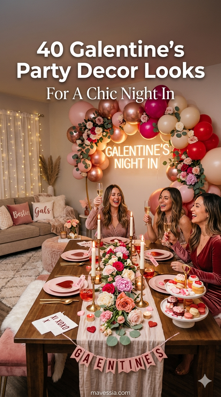 40 Galentine’s Party Decor Looks For A Chic Night In