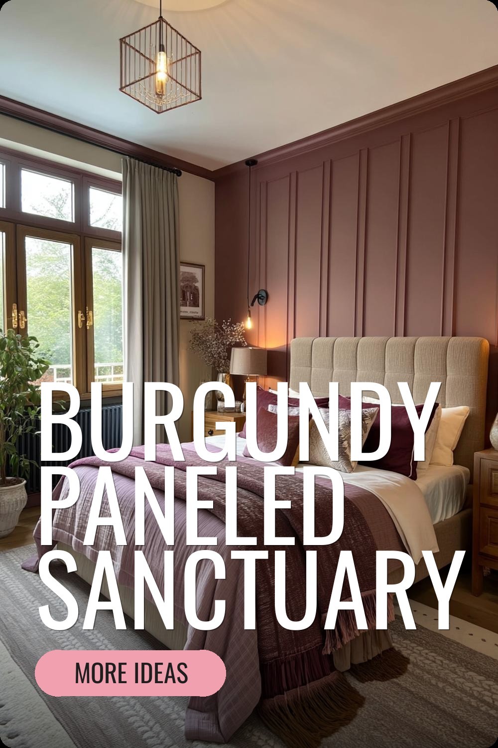 Burgundy Paneled Sanctuary
