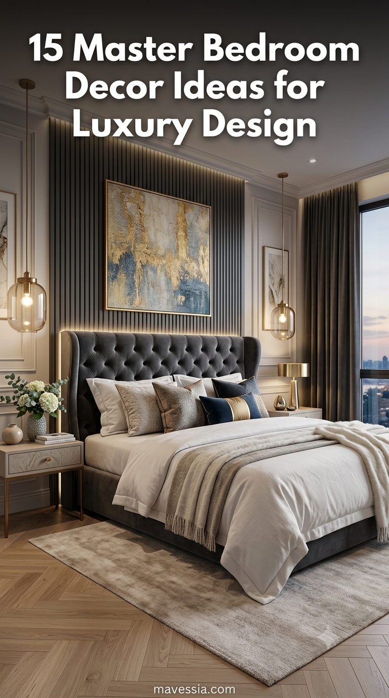15 Master Bedroom Decor Ideas for Luxury Design