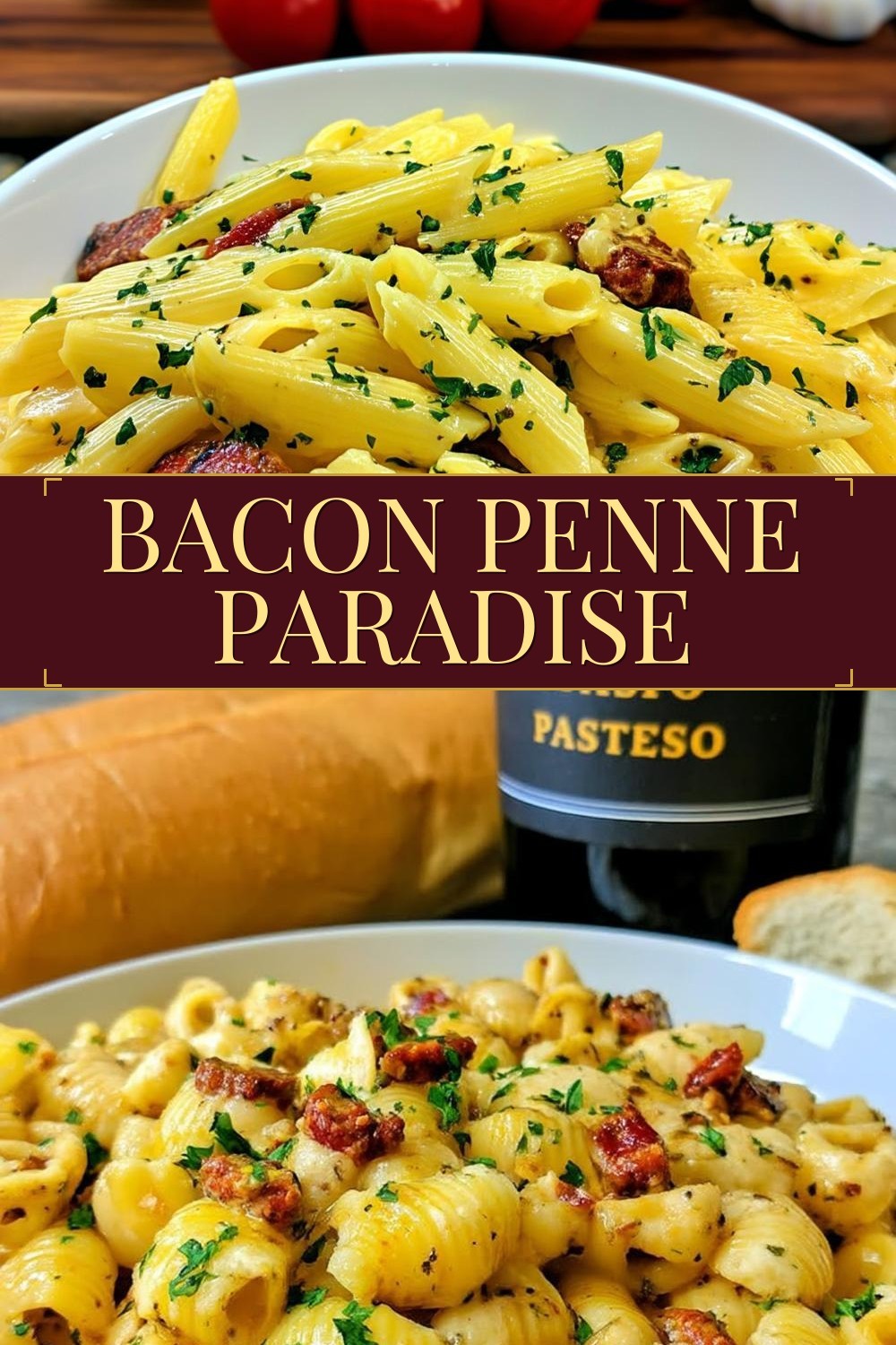 Bacon Penne Paradise