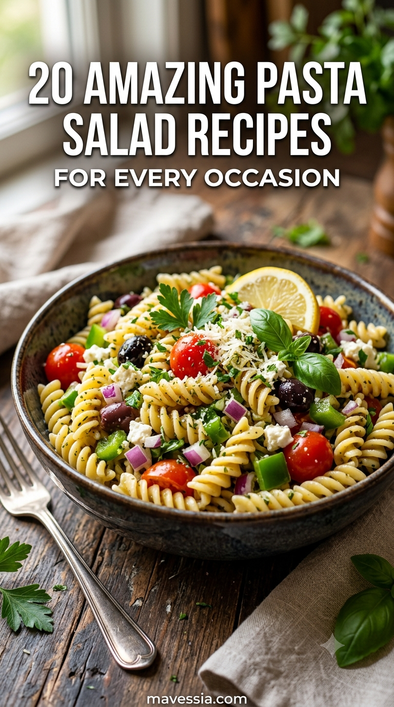 20 Amazing Pasta Salad Recipes for Every Occasion