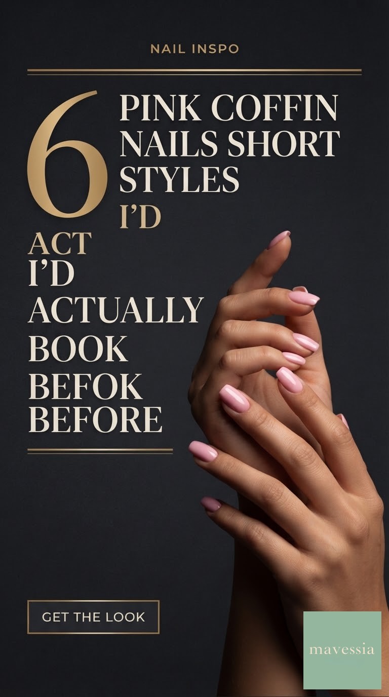 6 Pink Coffin Nails Short Styles I'd Actually Book Before