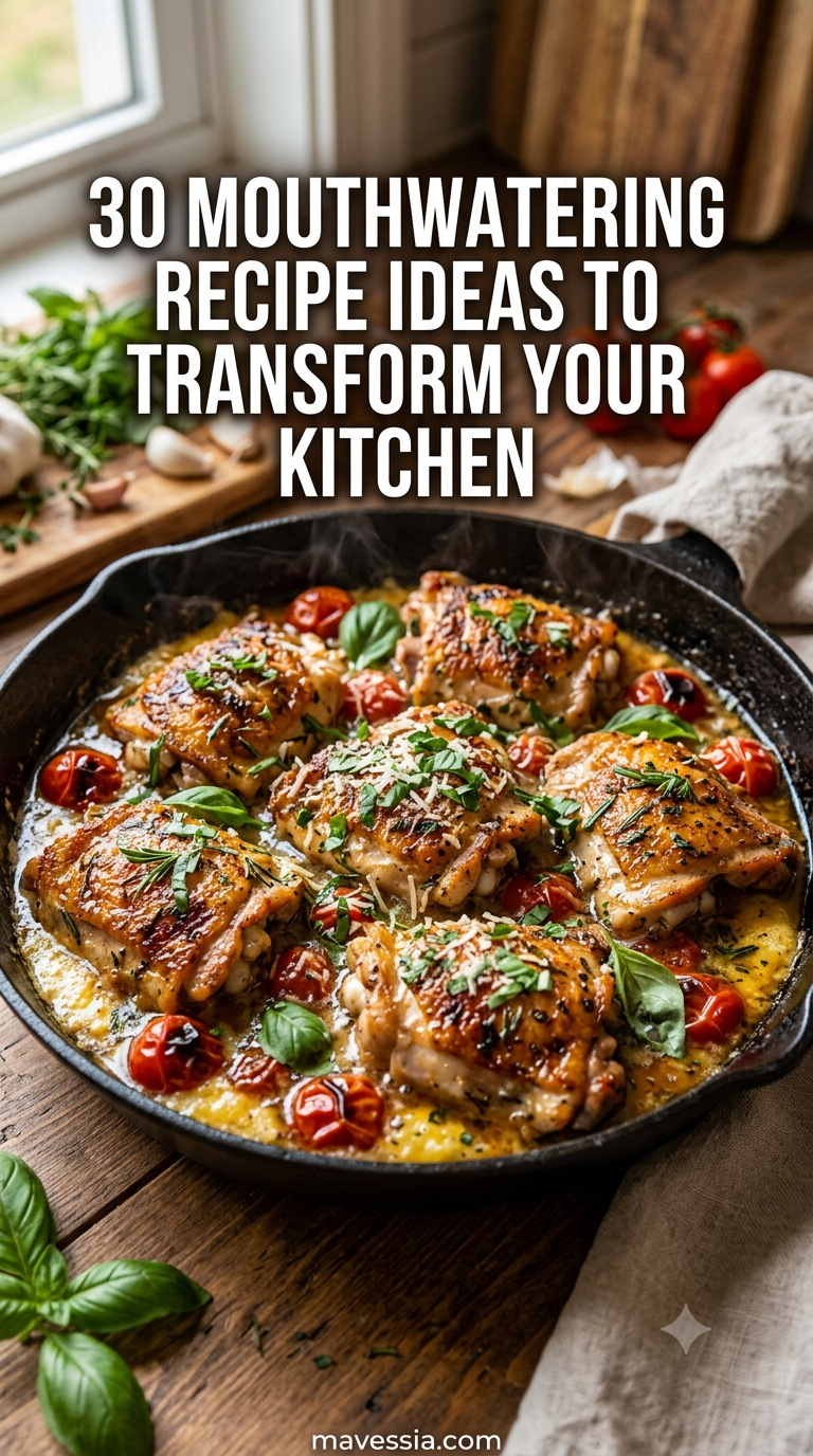 30 Mouthwatering Recipe Ideas to Transform Your Kitchen