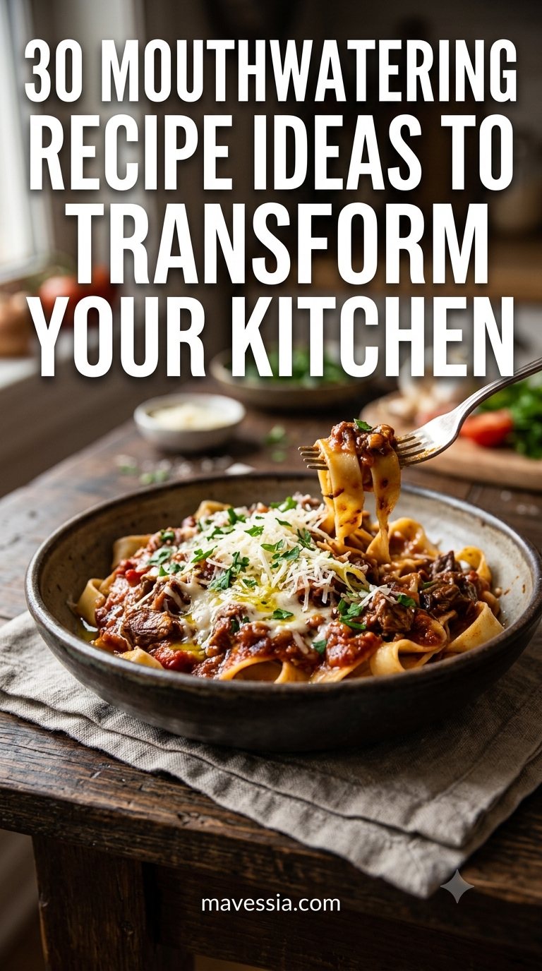 30 Mouthwatering Recipe Ideas to Transform Your Kitchen