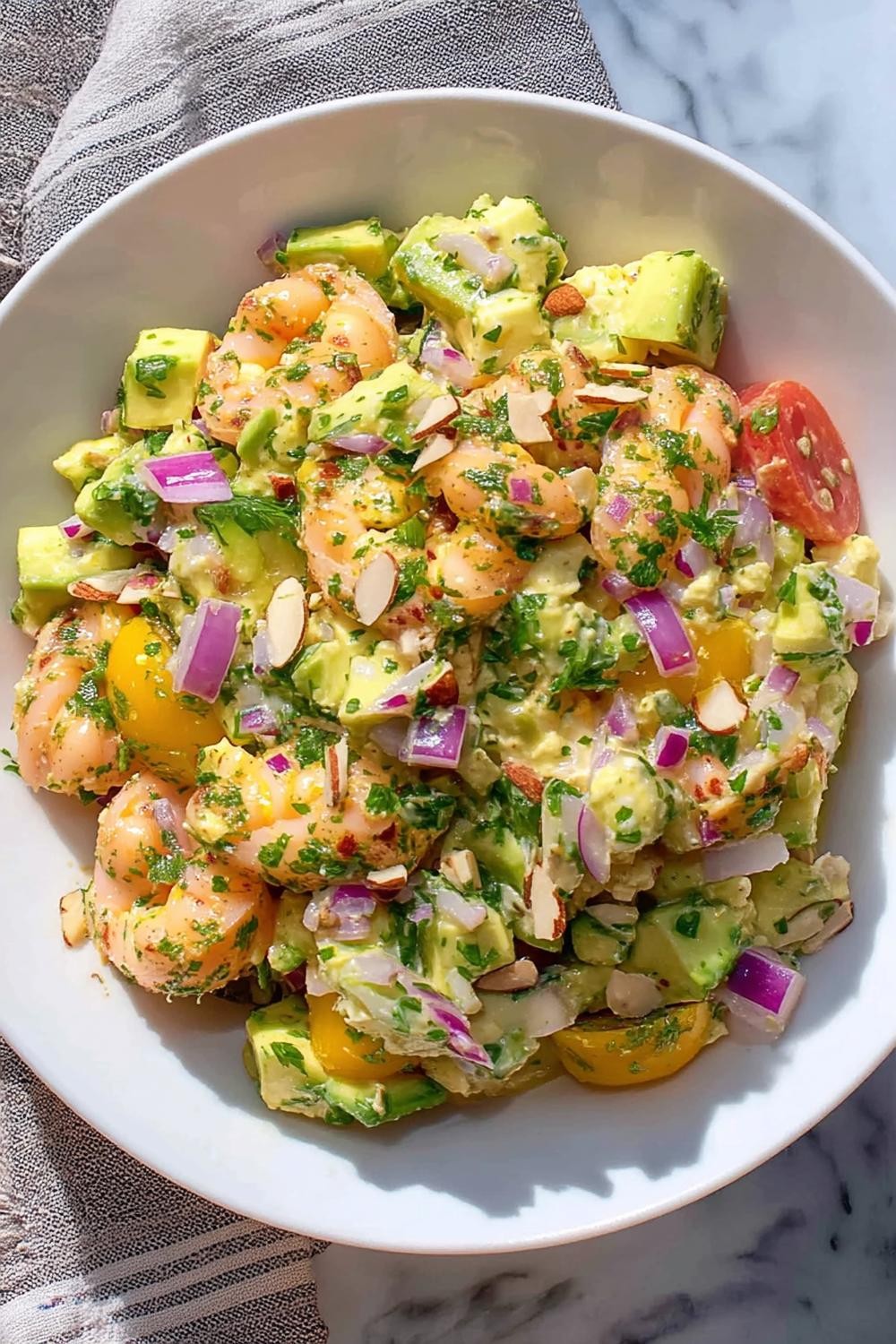 Curry and Raisin Egg Salad Recipe with Crunchy Almonds