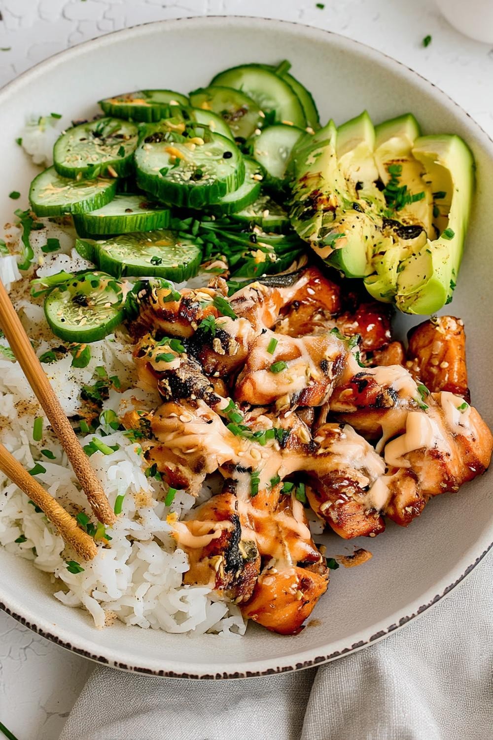 Caramelized Miso Salmon Recipe with Sesame Scallion Ribbon Salad